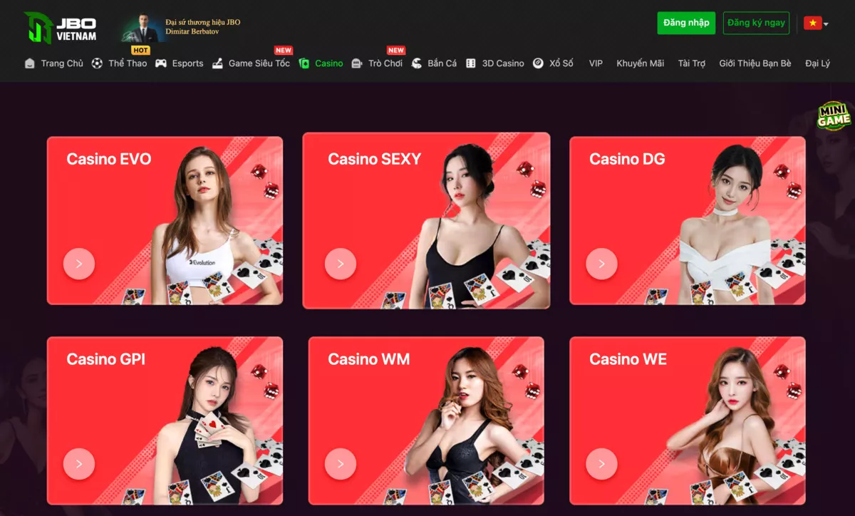 Casino trực tuyến JBO